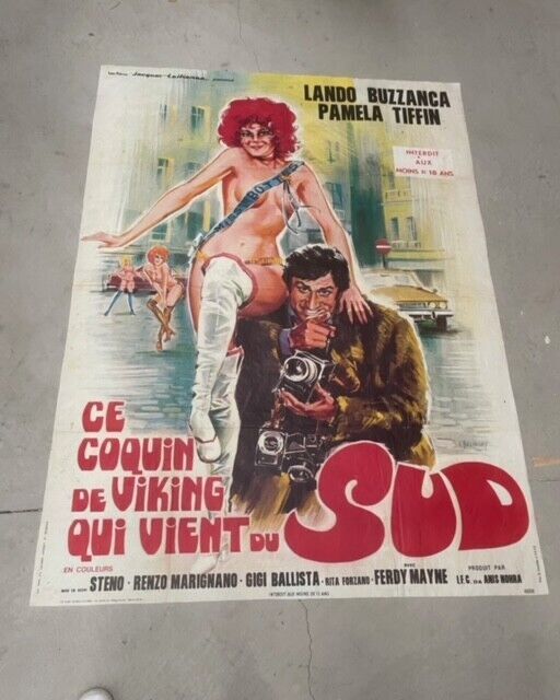 CE COQUIN DE VIKING QUI VIENT DU SUD, L.BUZZANCO, MOVIE POSTER ORIGINAL 120x160