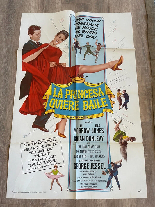 LA PRINCESA QUIERE BAILE ORIGINAL MOVIE POSTER (70X100) JO MORROW