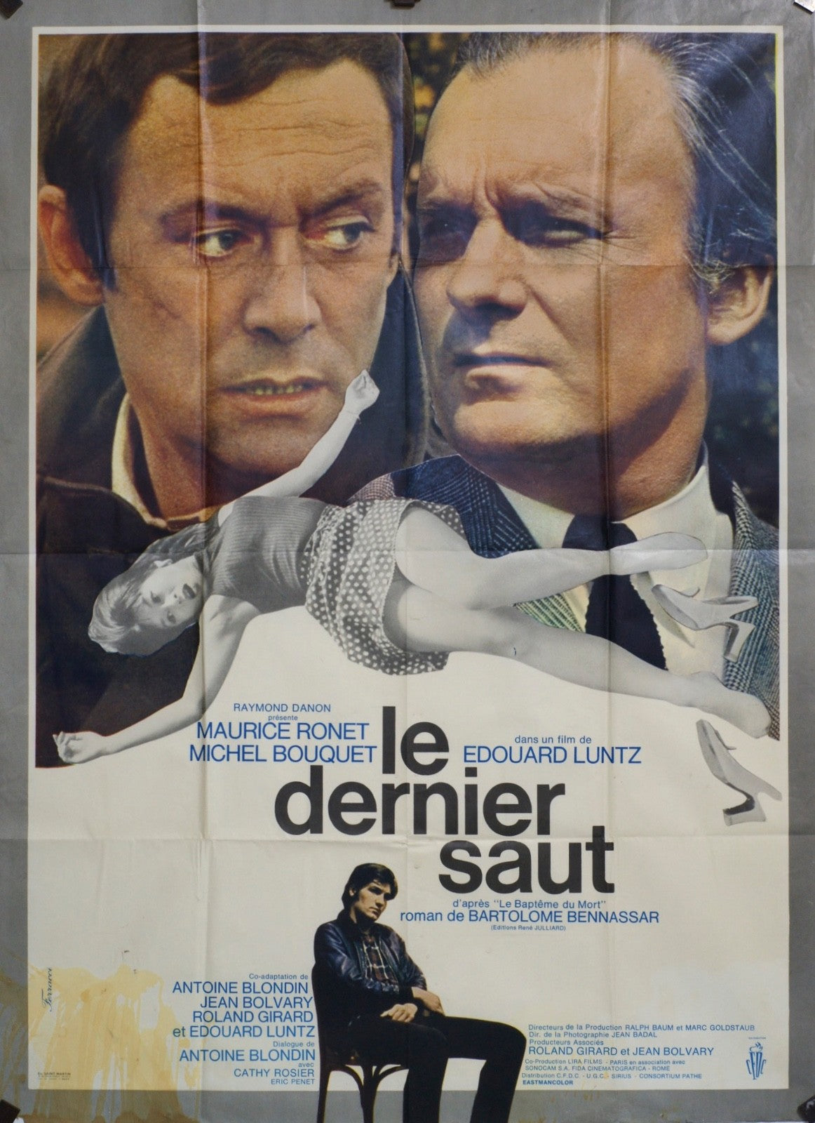 LE DERNIER SAUT MAURICE RONET ORIGINAL MOVIE POSTER 120x160