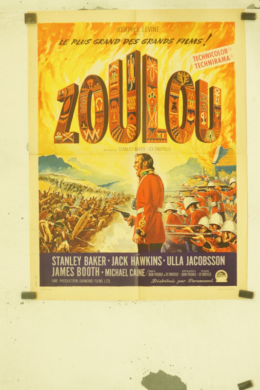 ZOULOU POSTER ORIGINAL (60X80) STANLEY BAKER – JACK HAWKINS