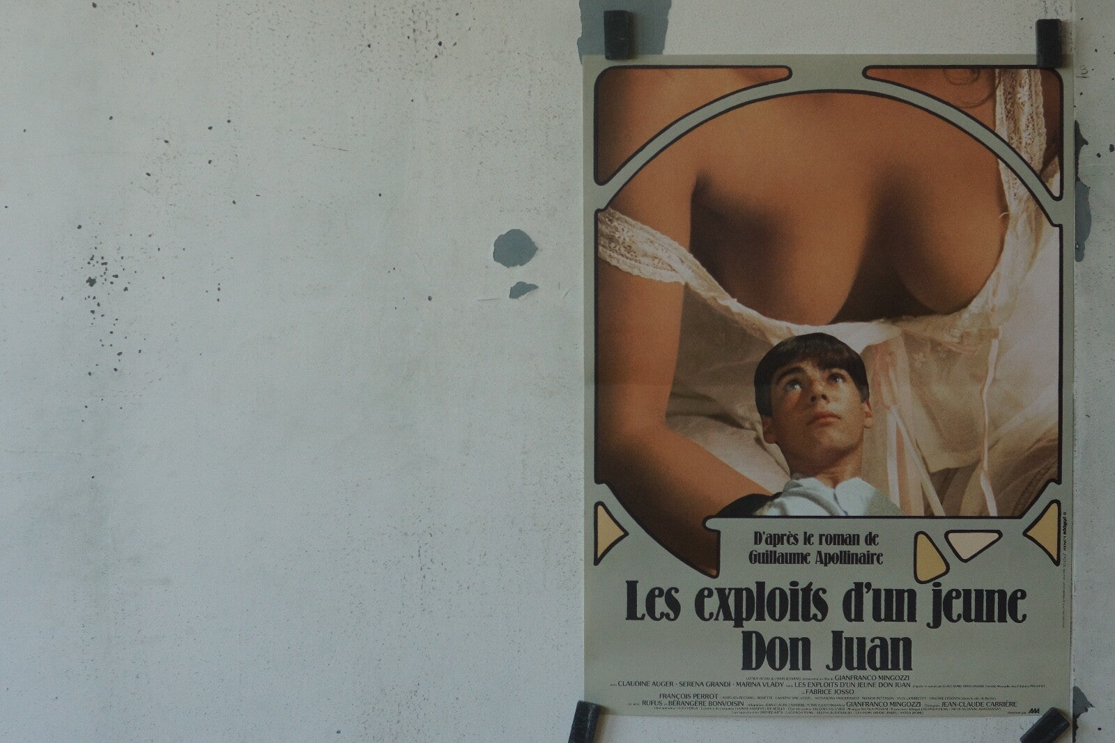LES EXPLOITS D’UN JEUNE DON JUAN POSTER ORIGINAL (40X60) CLAUDINE AUGER