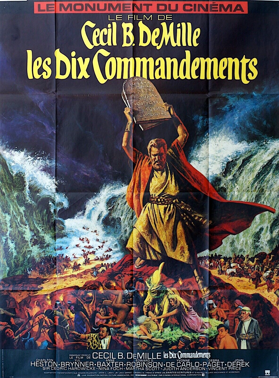 LES DIX COMMANDEMENTS ORIGINAL (120X160) CECIL B.DEMILLE