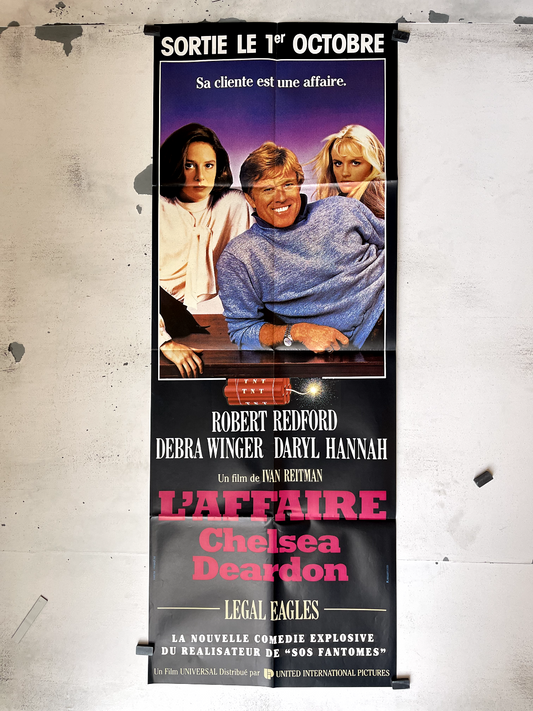 L’AFFAIRE CHELSEA DEARDON MOVIE POSTER ORIGINAL 60x160 ROBERT REDFORD
