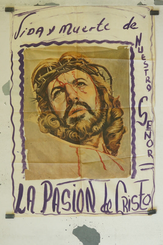 LA PASSION DE CRISTO, AFFICHE PUBLICITAIRE POSTER ORIGINAL (60X80)