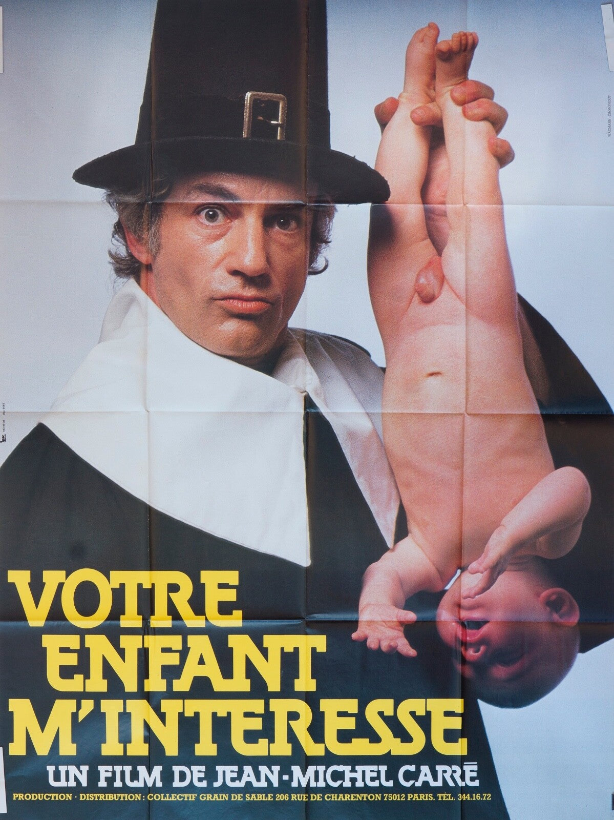 VOTRE ENFANT M’INTERESSE MOVIE POSTER ORIGINAL 120x160 JEAN-MICHEL CARRE