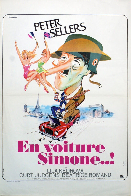 EN VOITURE SIMONE.. ! MOVIE POSTER ORIGINAL 120x160 LILA KEDROVA