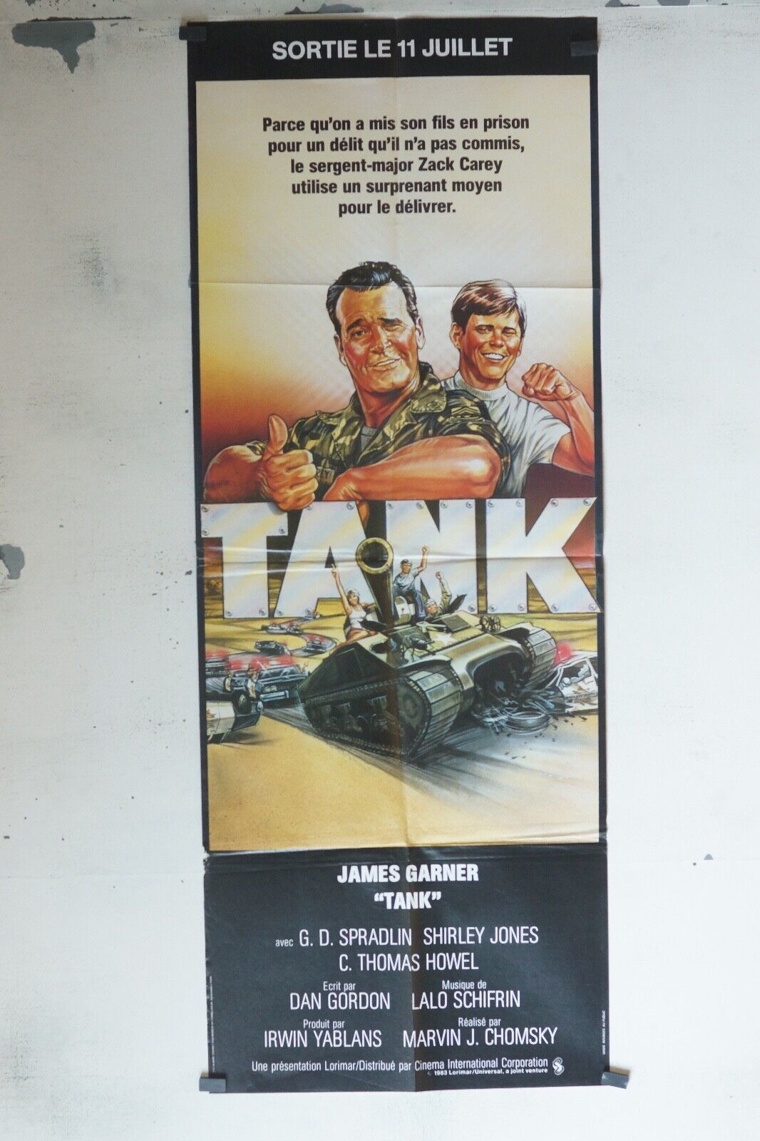 TANK POSTER ORIGINAL (60x160) G.D.SPRADLIN