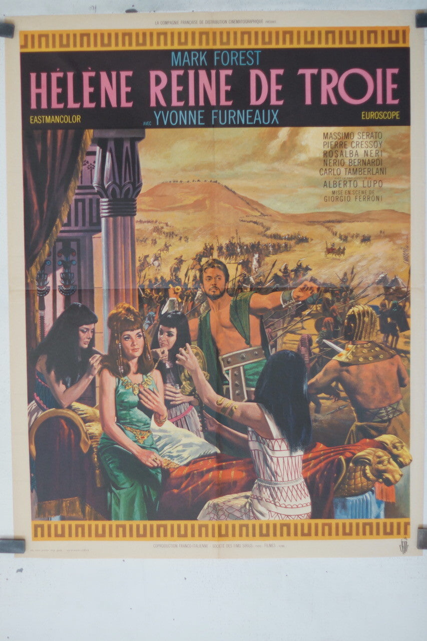 HELENE REINE DE TROIE ORIGINAL (60X80) Il Leone di Tebe, Giorgio Ferroni
