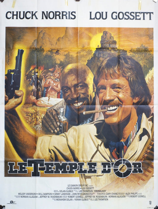 LE TEMPLE D’OR CHUCK NORRIS MOVIE POSTER ORIGINAL 120x160