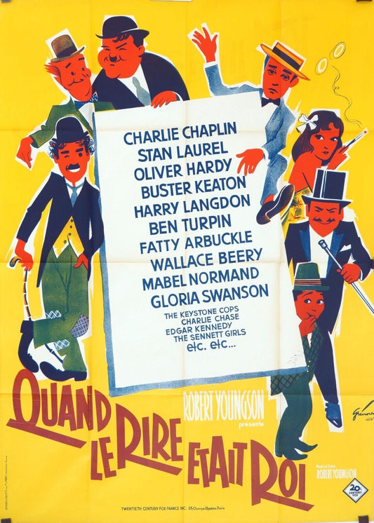 QUAND LE RIRE ÉTAIT ROI ORIGINAL MOVIE POSTER ORIGINAL (120x160)