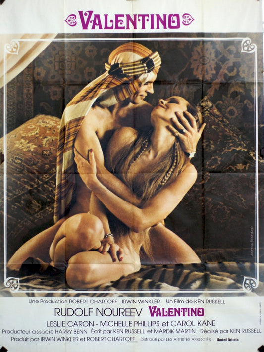 VALENTINO RUDOLF NOUREEV MOVIE POSTER ORIGINAL 120x160