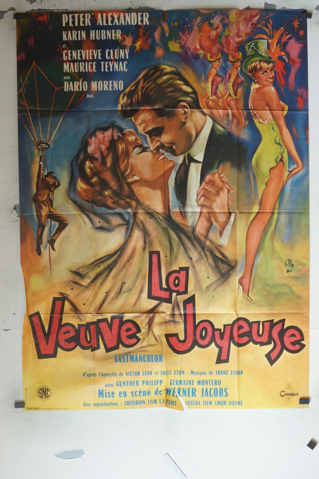 LA VEUVE JOYEUSE ORIGINAL 120x160 PETER ALEXANDER