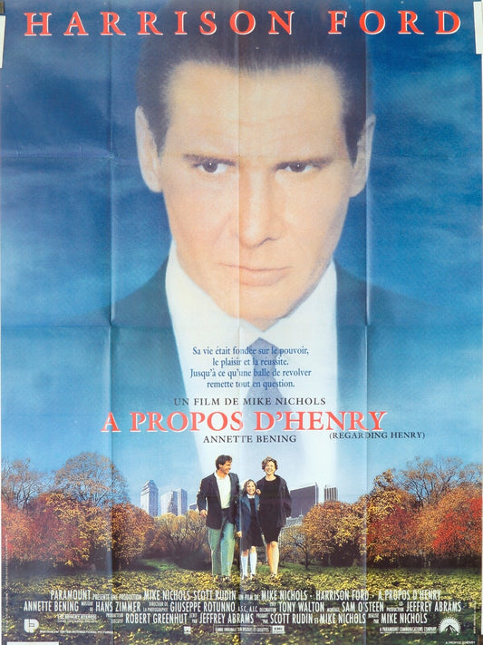 A PROPOS D’HENRY MOVIE POSTER ORIGINAL 120x160 HARRISON FORD