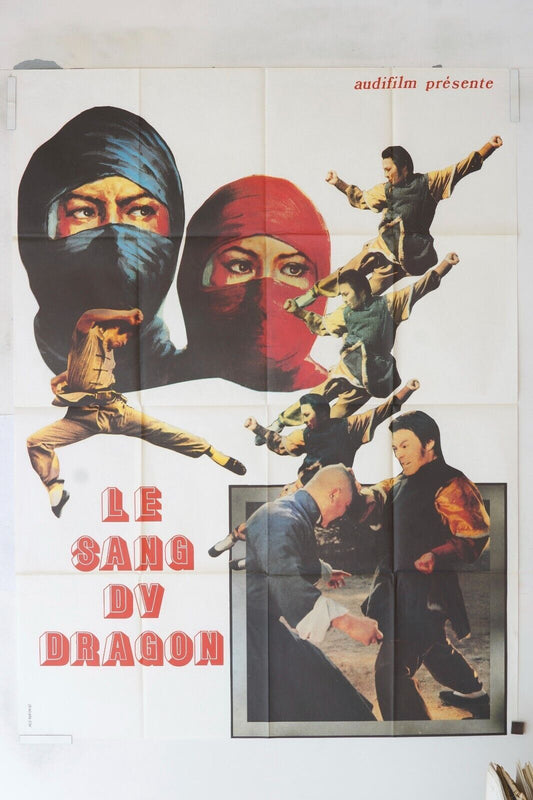 LE SANG DU DRAGON MOVIE POSTER ORIGINAL 120x160