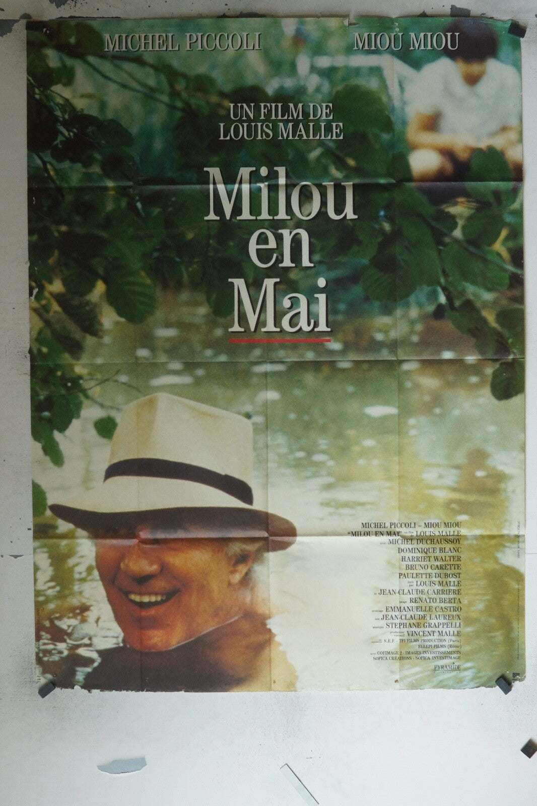 MILOU EN MAI ORIGINAL 120x160 MICHEL PICCOLI