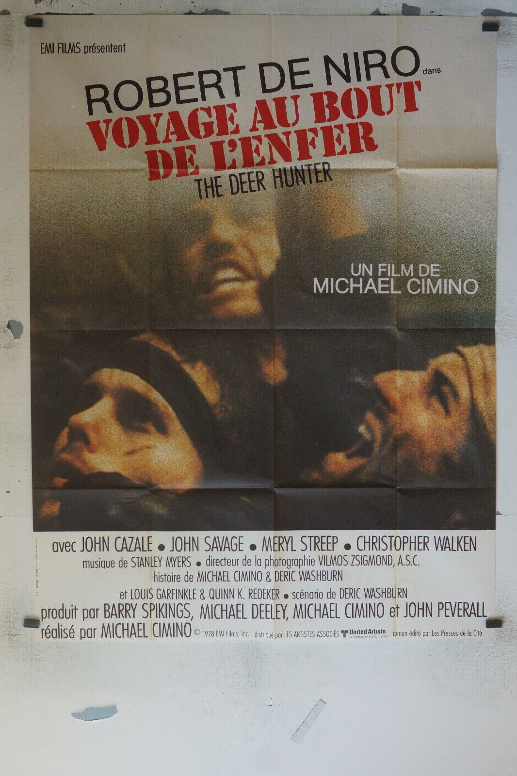 VOYAGE AU BOUT DE L’ENFER MOVIE POSTER ORIGINAL 120x160 ROBERT DE NIRO