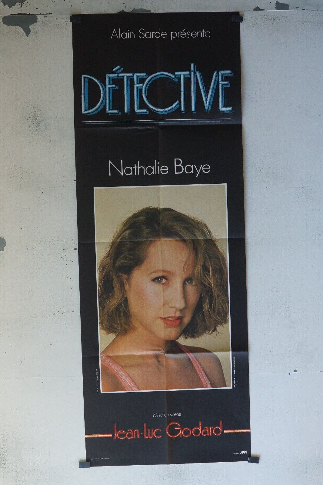 DÉTECTIVE MOVIE POSTER ORIGINAL 60x160 NATHALIE BAYE