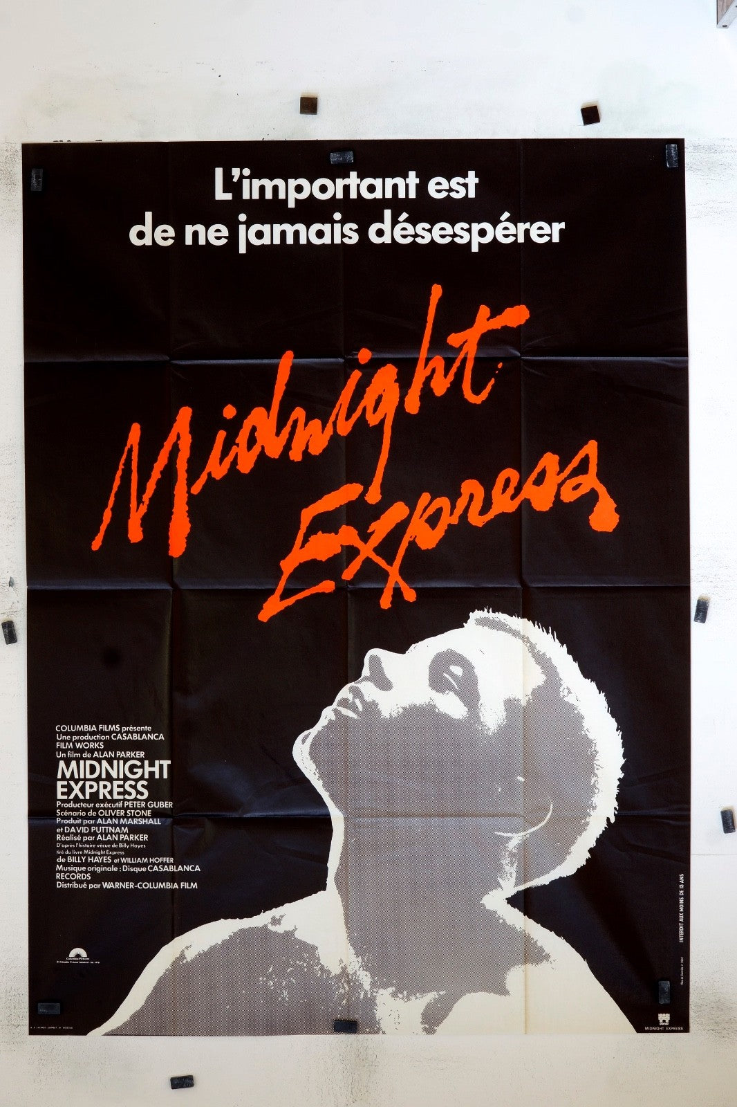 MIDNIGHT EXPRESS ALAN PARKER ORIGINAL MOVIE POSTER 120x160