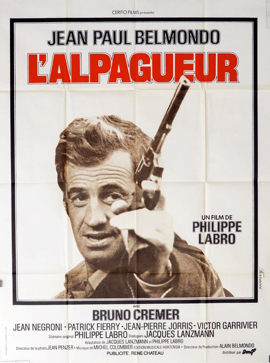 L’ALPAGUEUR, JEAN-PAUL BELMONDO, FERRACCI MOVIE POSTER 120X160 JEAN-PAUL