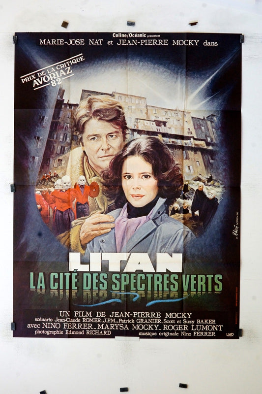 LITAN, LA CITÉ DES SPECTRES VERTS JEAN-PIERRE MOVIE POSTER ORIGINAL (120X160)