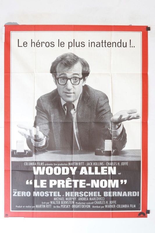 LE PRÊTE-NOM MOVIE POSTER ORIGINAL 120x160 WOODY ALLEN