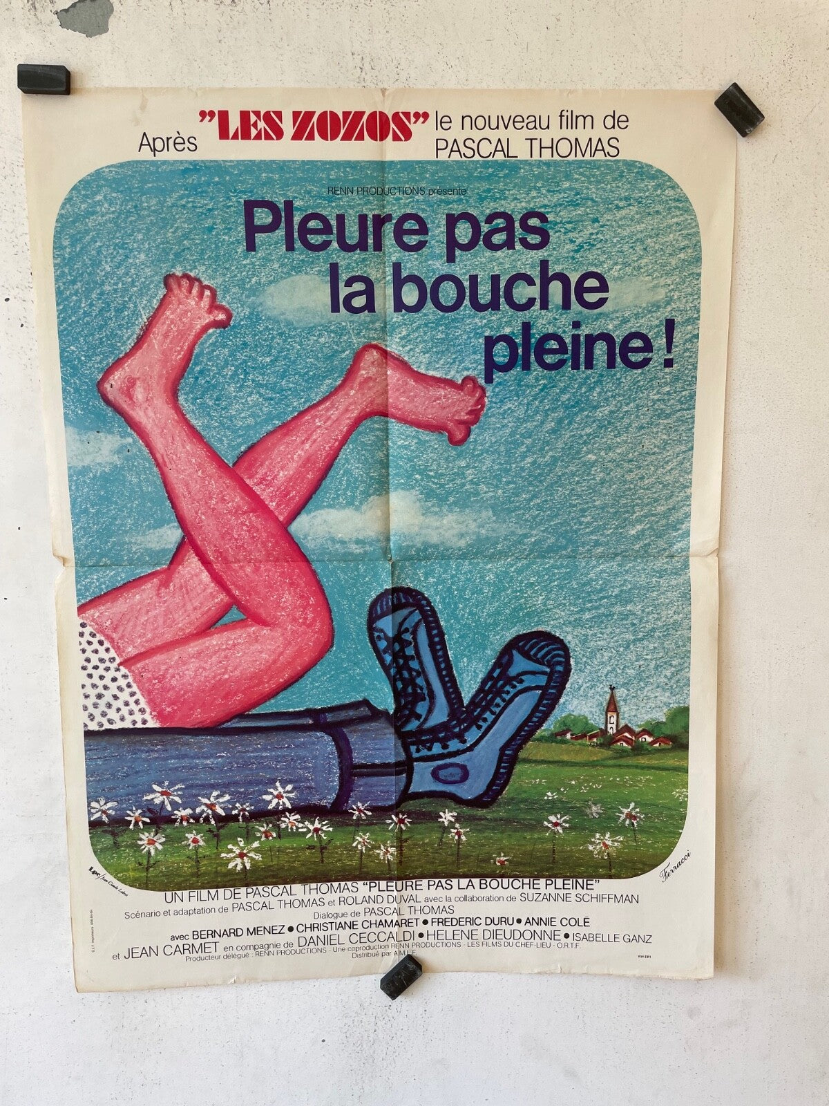 PLEURE PAS LA BOUCHE PLEINE MOVIE POSTER ORIGINAL (60X80) BERNARD MENEZ