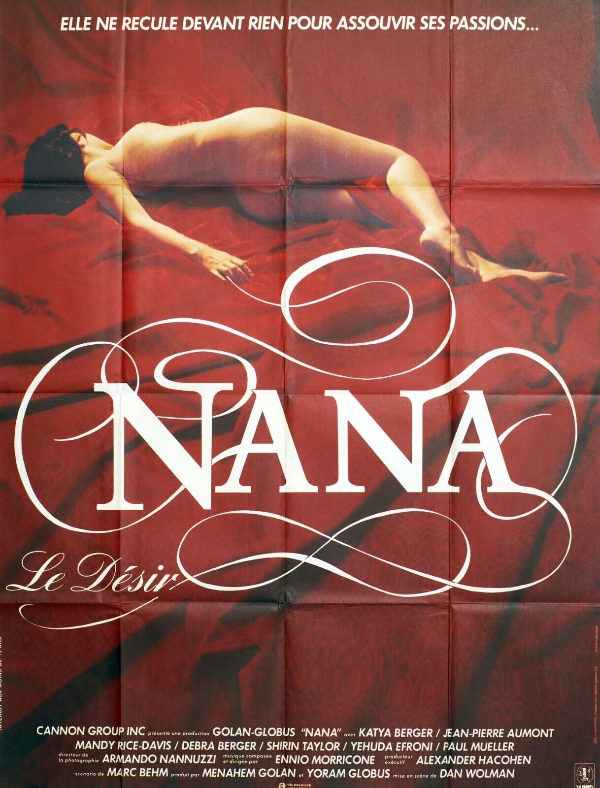 NANA LE DÉSIR MOVIE POSTER ORIGINAL 120x160 KATYA BERGER