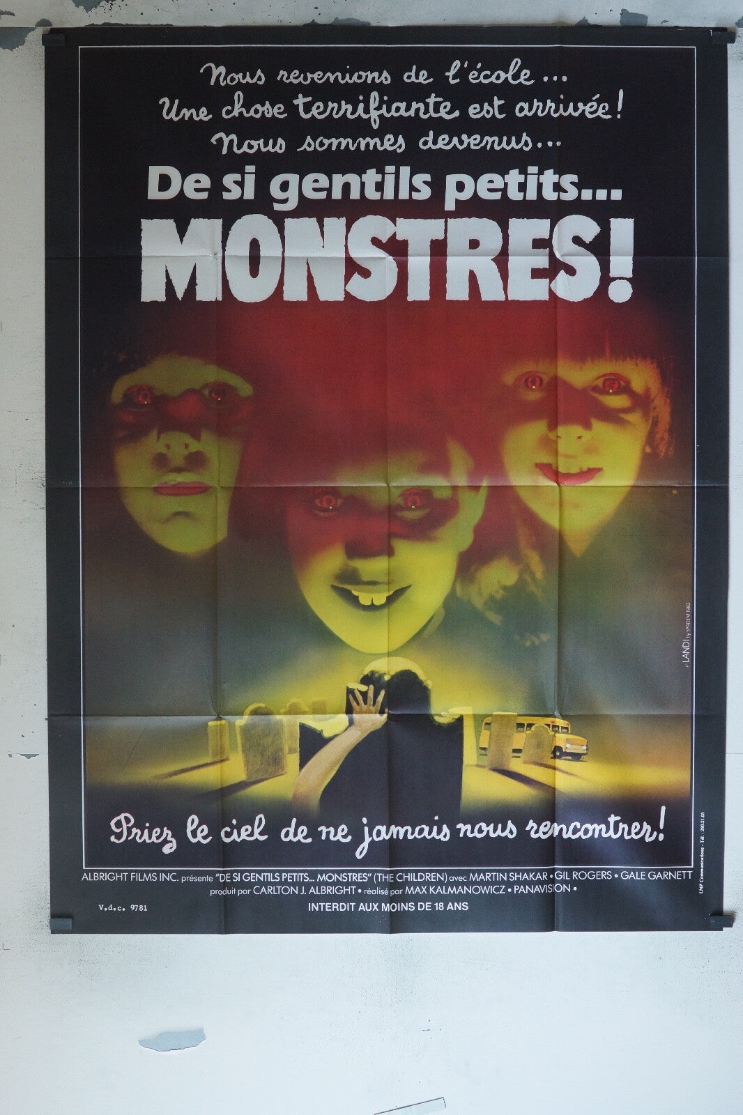 DE SI GENTILS PETITS…MONSTRES ! POSTER ORIGINAL 120x160 MARTIN SHAKAR