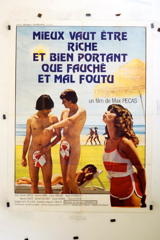MIEUX VAUT ETRE RICHE ET BIEN PORTANT QUE FAUCHÉ MOVIE POSTER ORIGINAL (120X160)