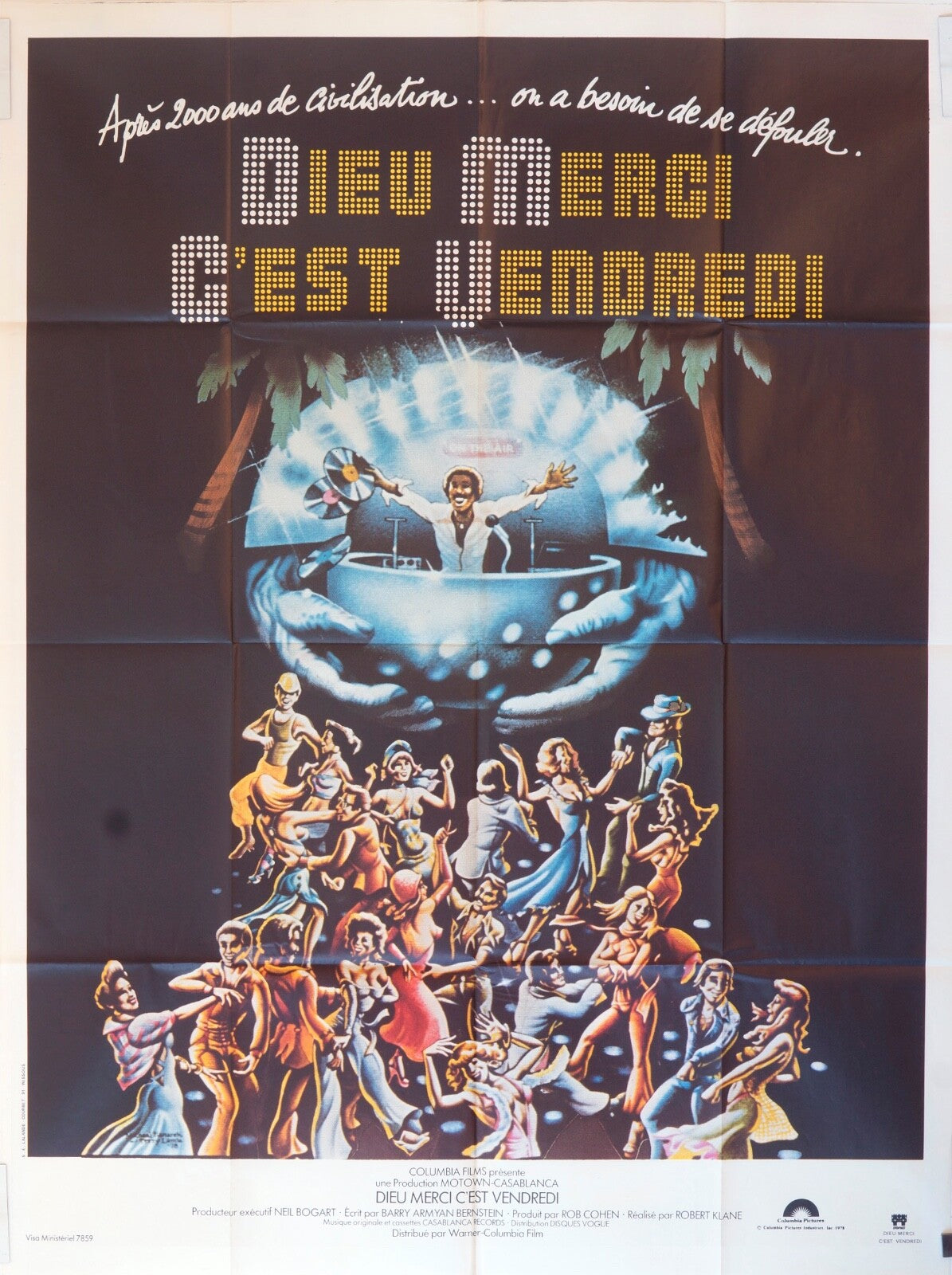 DIEU MERCI C’EST VENDREDI MOVIE POSTER ORIGINAL 120x160