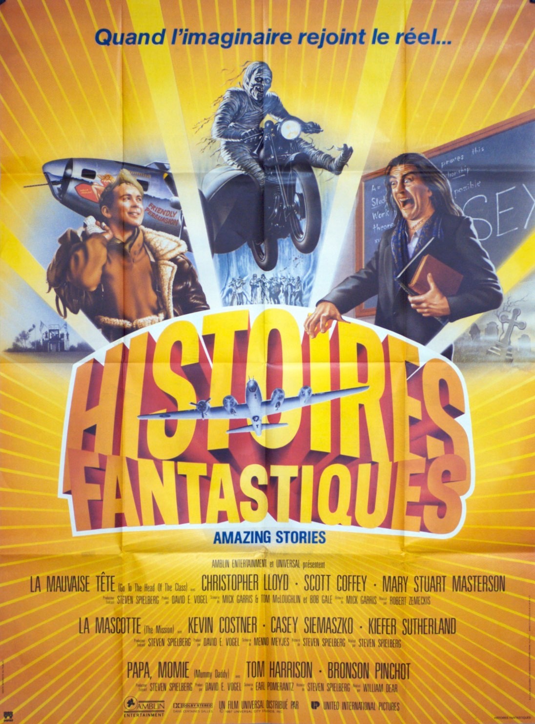 HISTOIRES FANTASTIQUES CHRISTOPHER LLOYD movie poster ORIGINAL 120x160