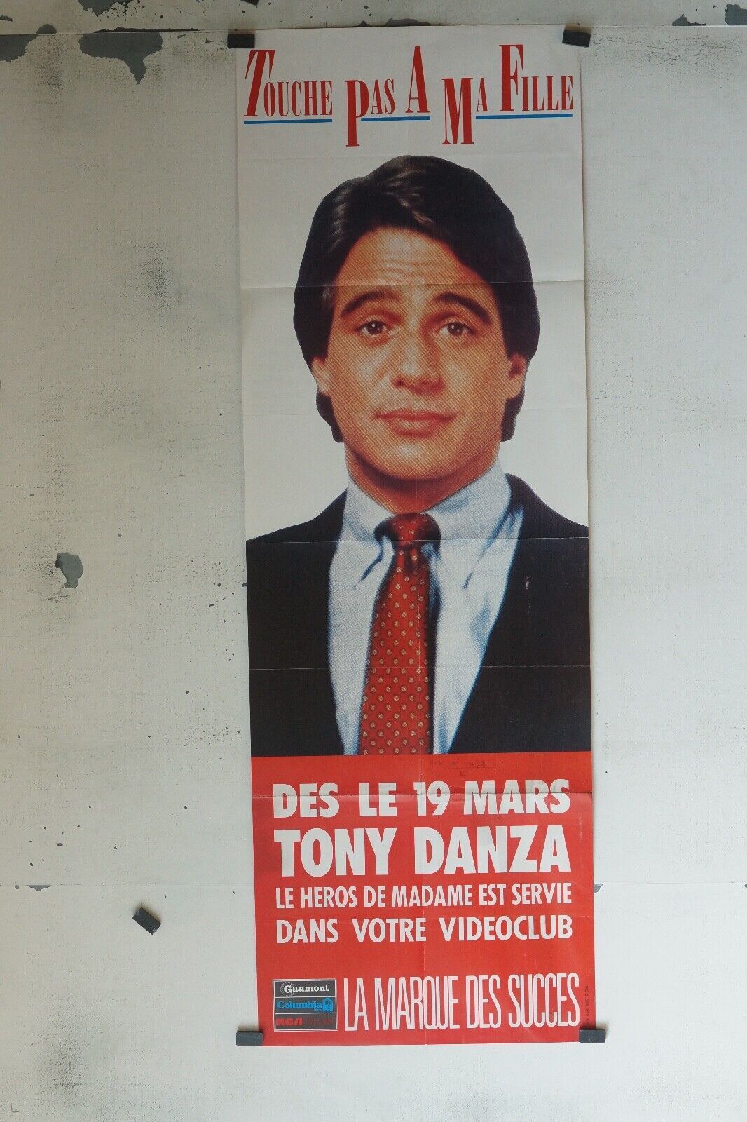 TOUCHE PAS À MA FILLE MOVIE POSTER ORIGINAL 60x160 TONY DANZA