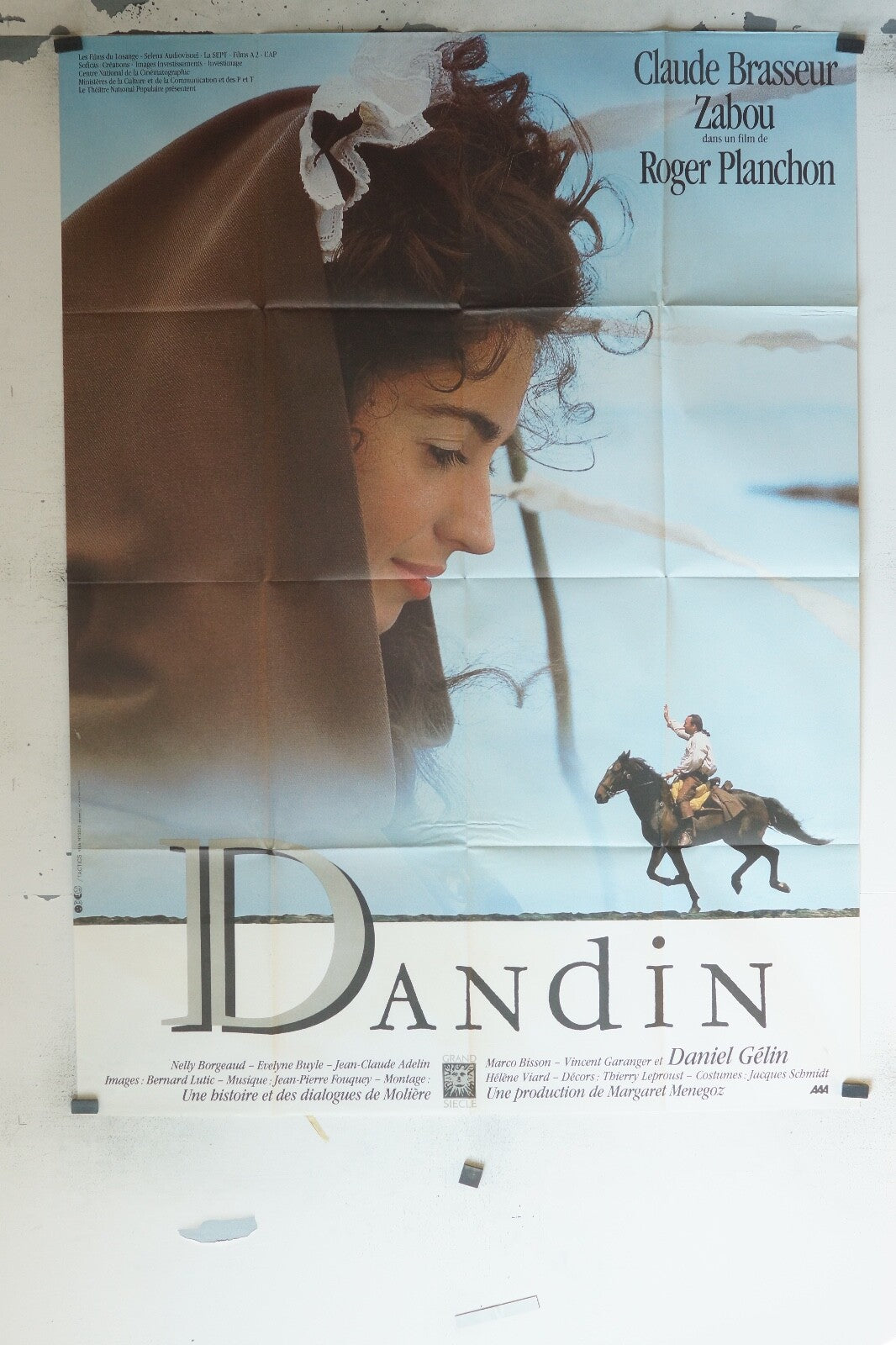 DANDIN MOVIE POSTER ORIGINAL 120x160 CLAUDE BRASSEUR