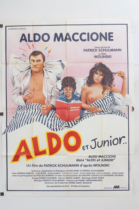 ALDO ET JUNIOR MOVIE POSTER ORIGINAL 120x160 ALDO MACCIONE