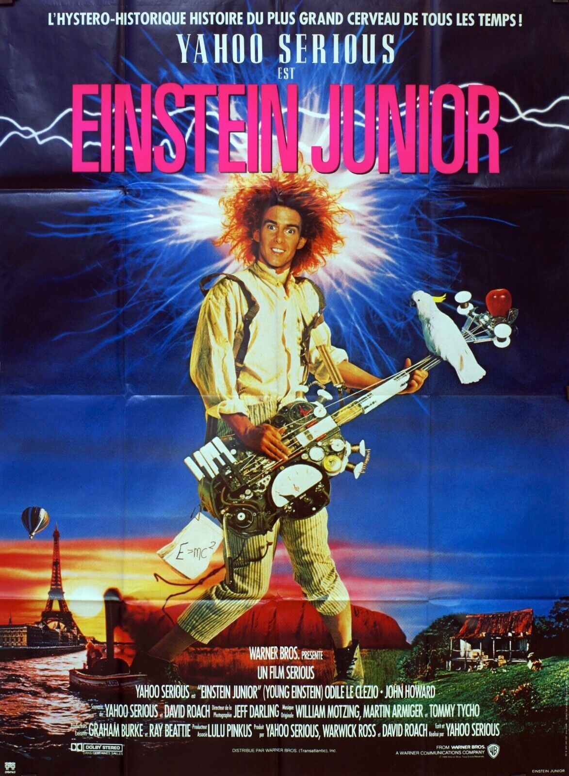 EINSTEIN JUNIOR Original Movie Poster 120X160 JOHNNY DEEP