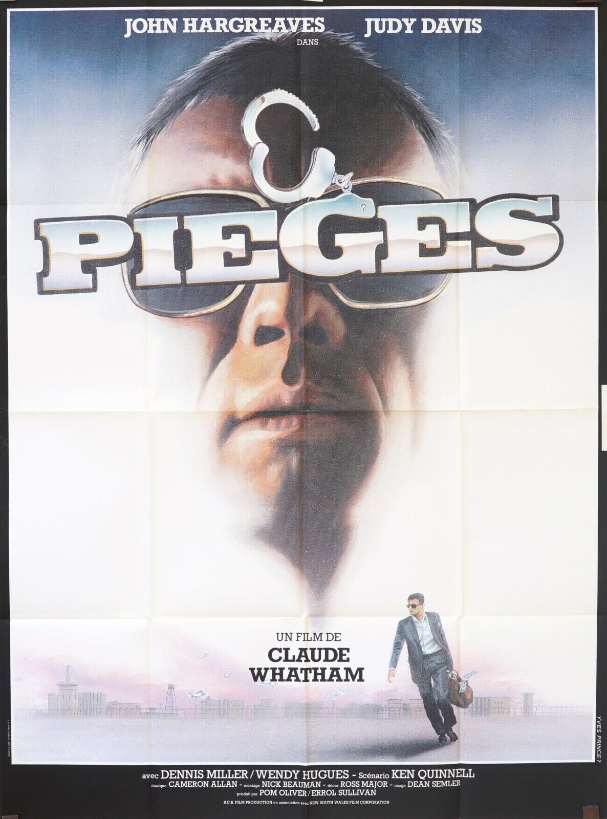 PIÈGES ORIGINAL MOVIE POSTER ORIGINAL (120x160) JOHN HARGREAVES
