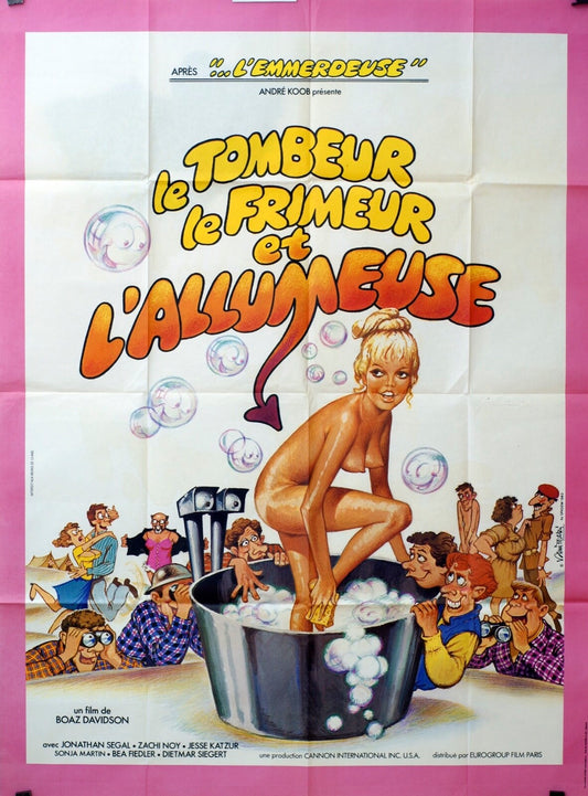 LE TOMBEUR LE FRIMEUR ET L’ALLUMEUSE Movie poster ORIGINAL (120x160) SEGAL