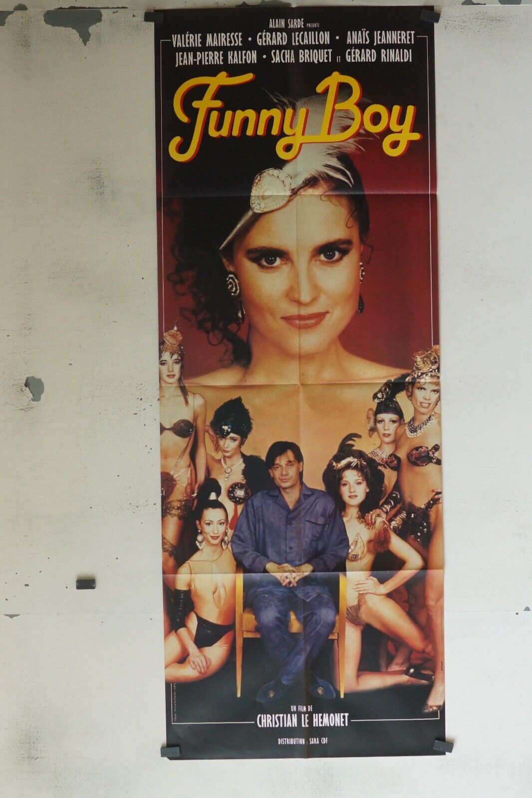 FUNNY BOY MOVIE POSTER ORIGINAL 60x160 VALERIE MAIRESSE