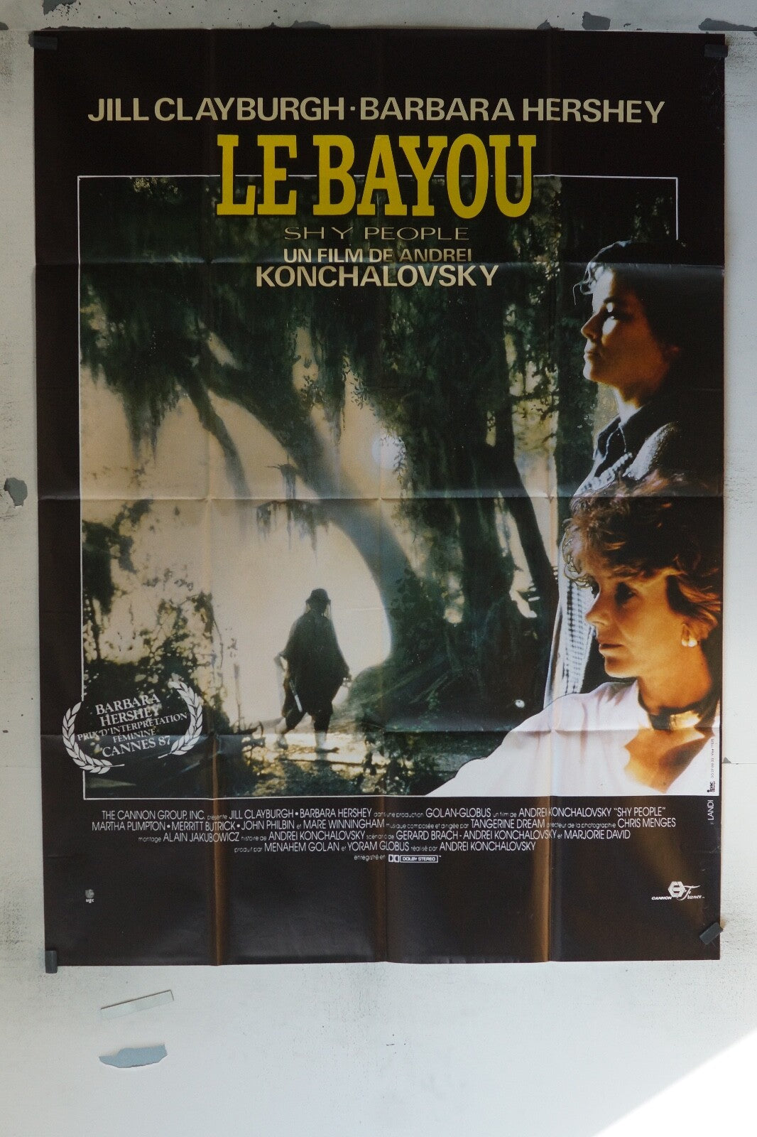 LE BAYOU MOVIE POSTER ORIGINAL 120x160 JILL CLAYBURGH