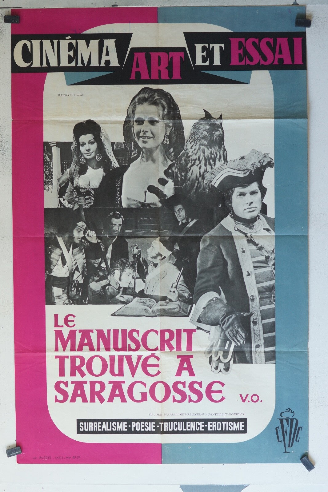 MANUSCRIT TROUVE A SARAGOSSE (LE) MOVIE POSTER ORIGINAL 69x103