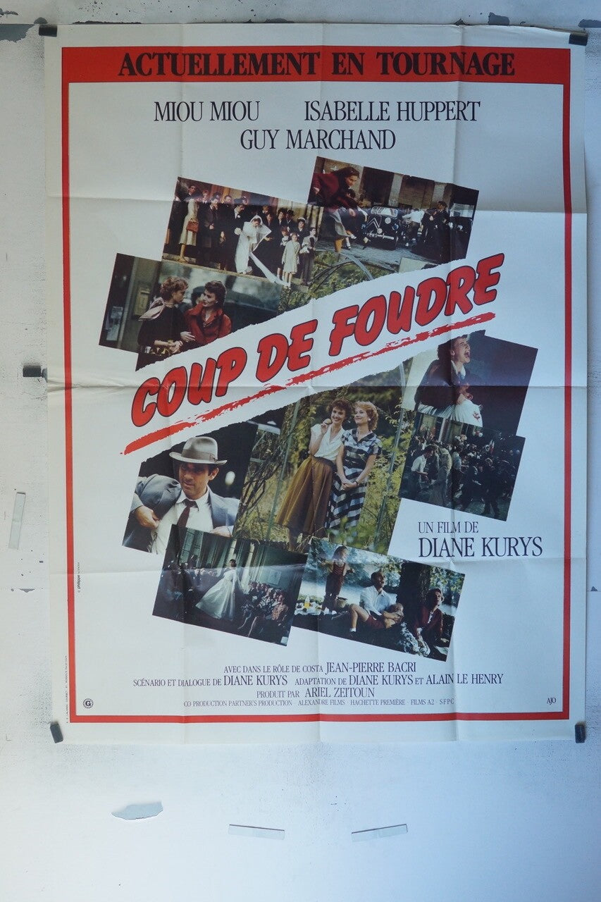 COUP DE FOUDRE MOVIE POSTER ORIGINAL 120x160 MIOU MIOU