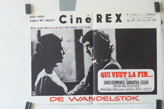 QUI VEUT LA FIN… (POSTER ORIGINAL) 30X55 David Hemmings , Samantha Eggar 