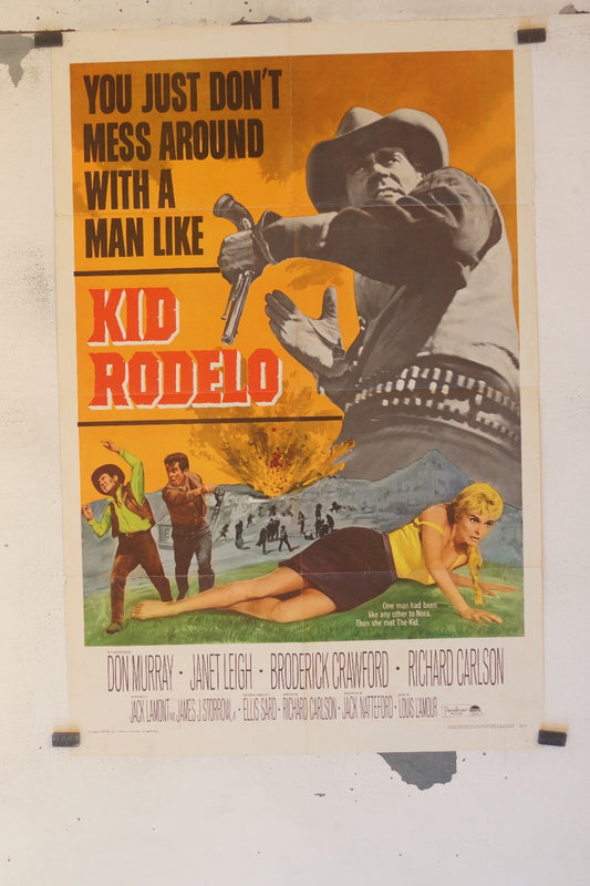 KID REDELO (70X100) ORIGINAL MOVIE POSTER DON MURRAY – JANET LEIGH