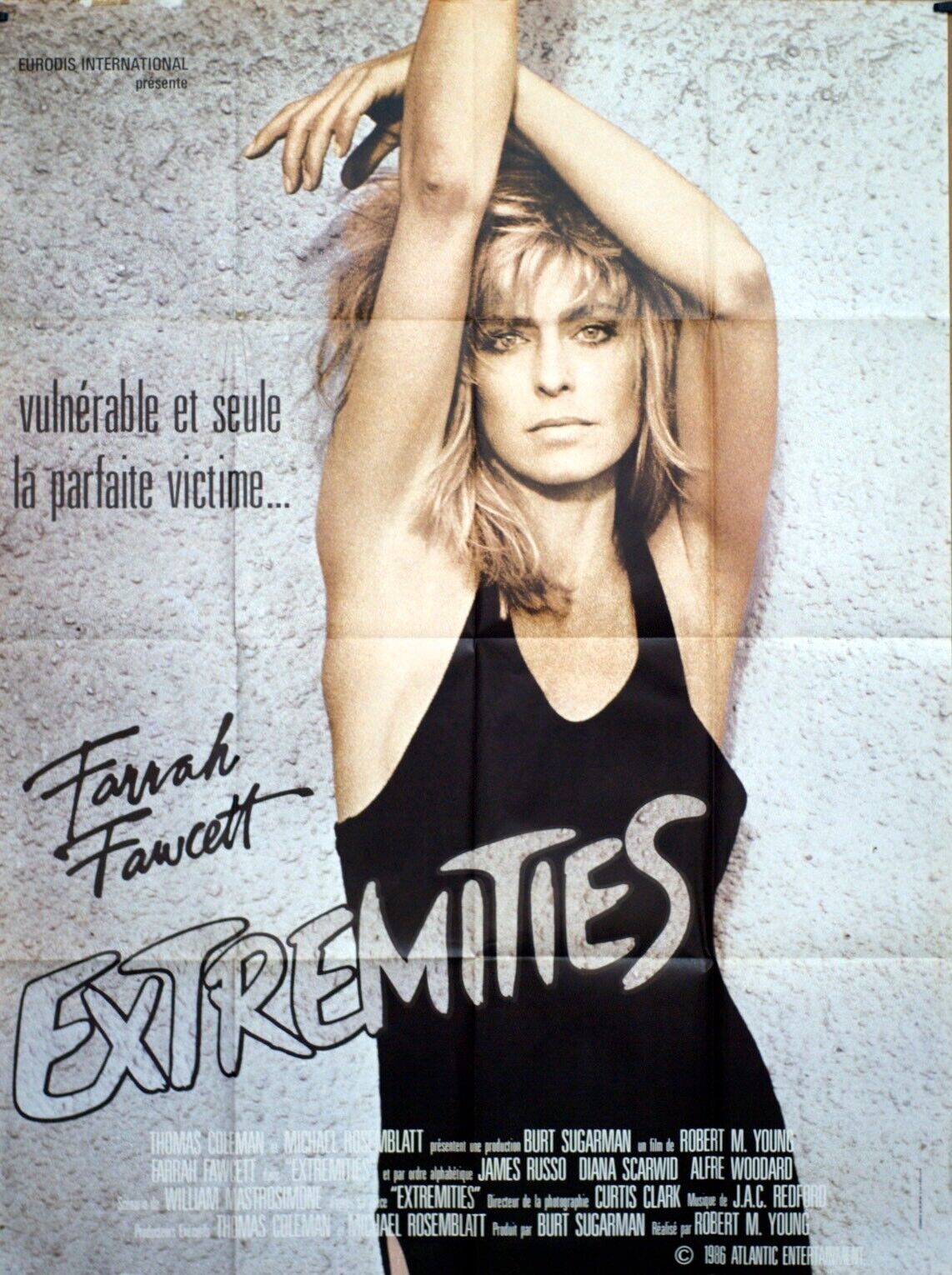 EXTREMITIES 1986 MOVIE POSTER ORIGINAL 120x160 FARRAH FAWCETT