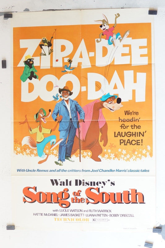 SONG OF THE SOUTH (Walt Disney’s) ORIGINAL 69x103