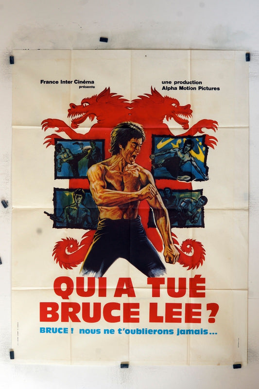 QUI A TUÉ BRUCE LEE ? MOVIE POSTER ORIGINAL (120X160)