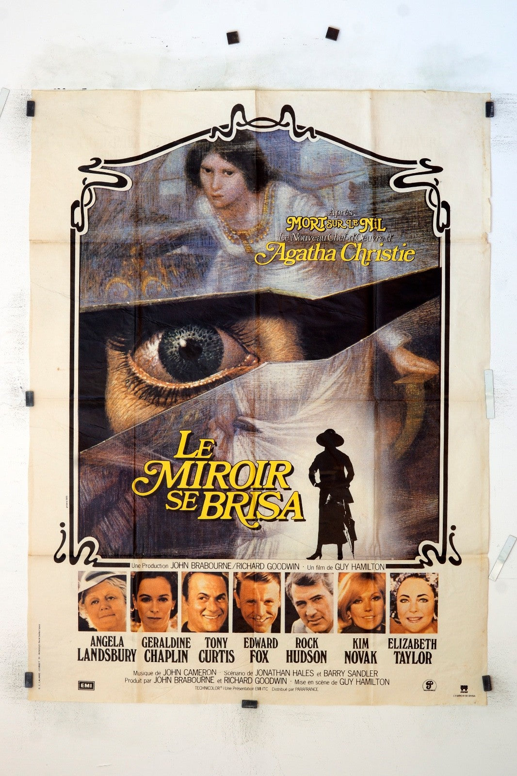 LE MIROIR SE BRISA AGATHA CHRISTIE MOVIE POSTER 120x160