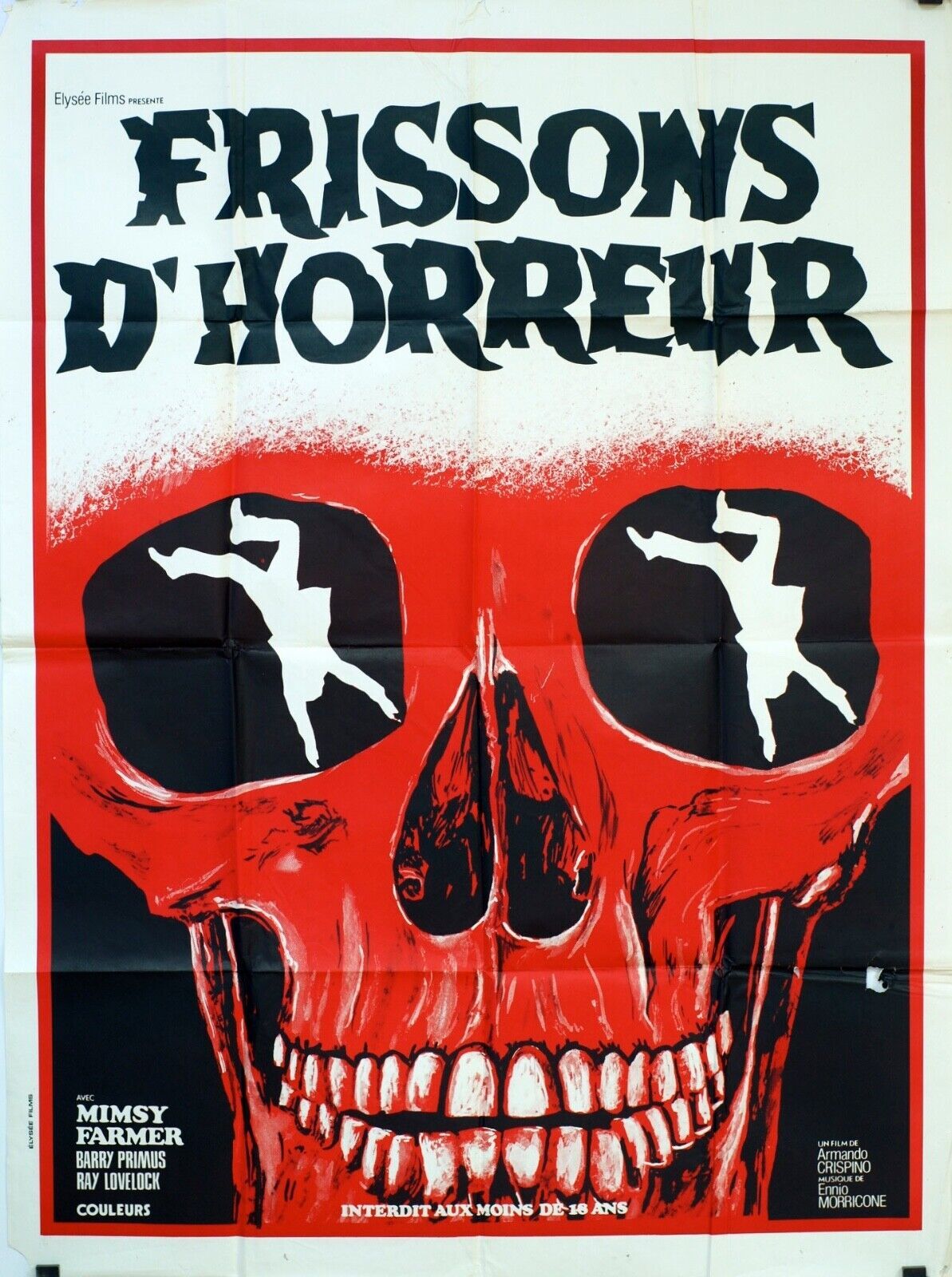 FRISSONS D’HORREUR ORIGINAL MOVIE POSTER 120x160 MISMY FARMER