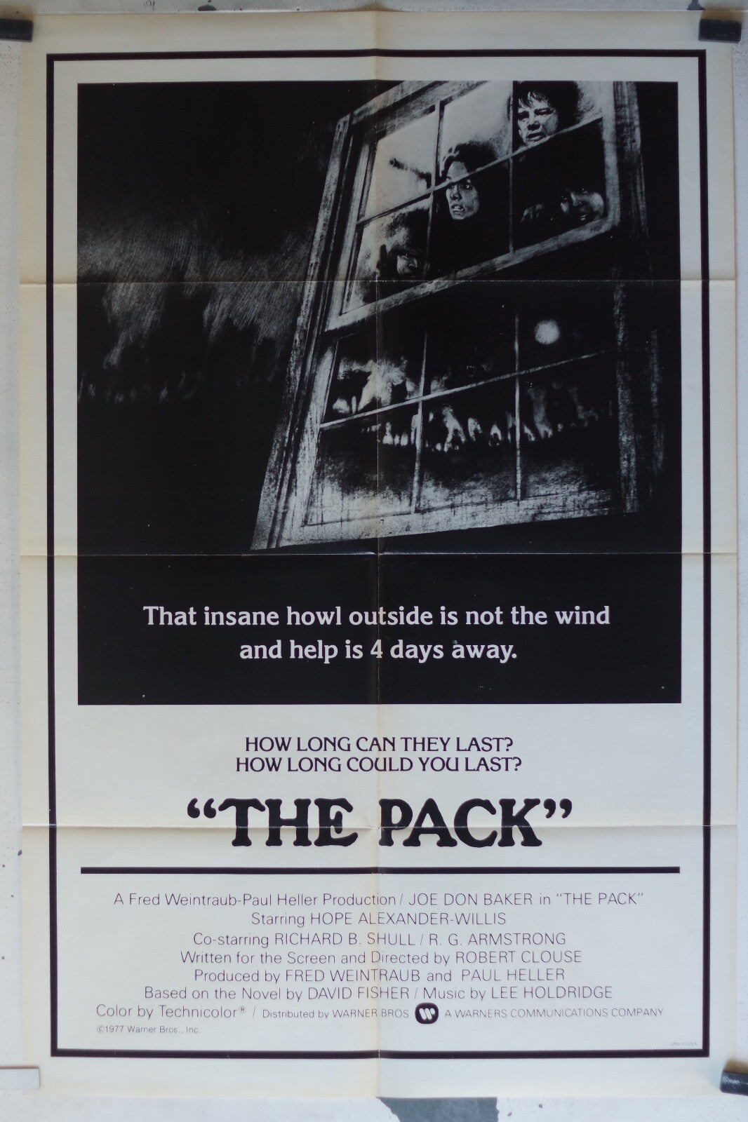 THE PACK ORIGINAL MOVIE POSTER 70x103 Richard B. Shull – R.G Armstrong 