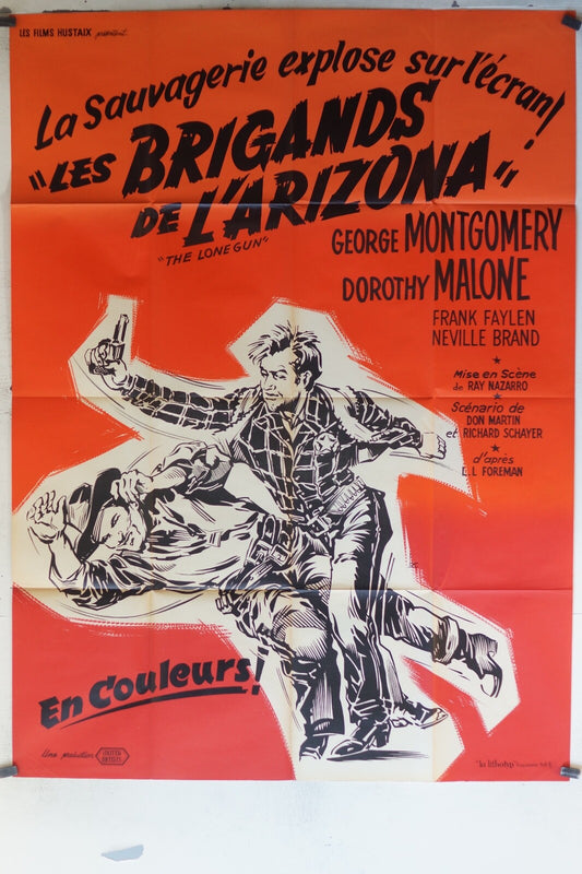 BRIGANDS DE L’ARIZONA (LES) POSTER ORIGINAL 120x160 George Montgomery 